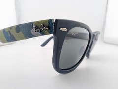 Ray-Ban Sunglasses, Wayfarer RB 2140 6061/40 3N Matte Blue, 50-22-150, Italy