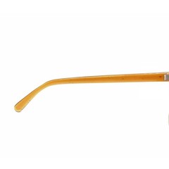 FSI Translucent Brown Round Sunglasses Mirrored Gray Lens Designer Men Women