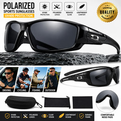 Men’s Polarized Wraparound Sports Sunglasses UV400 Outdoor Cycling Fishing Drivi