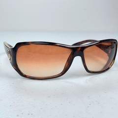 GUCCI GG 2574/S Brown Tortoise Sunglasses FRAMES ONLY Rectangular Italy Rare