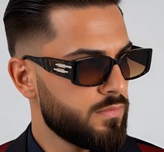 Casual Sunglasses Men Sunglasses Vintage White Frame Outfit Lentes Gafas Humbres