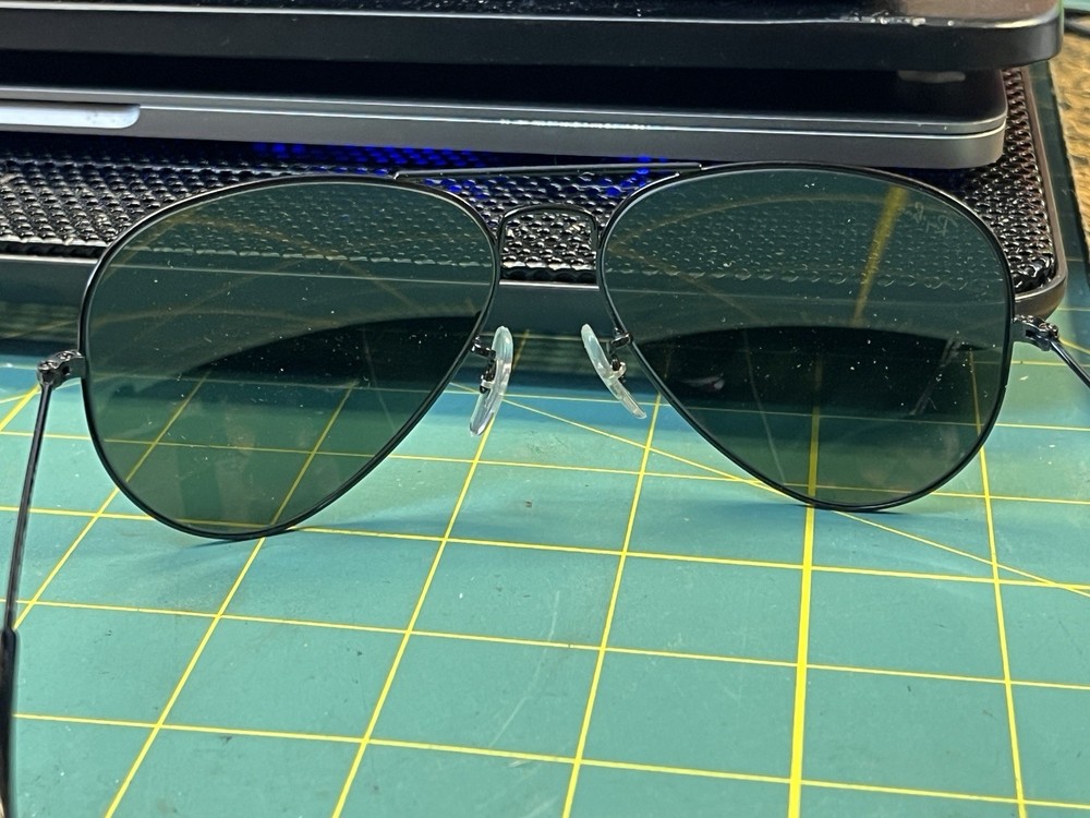 Ray-Ban RB3025 58-14 Aviator Classic Black Sunglasses
