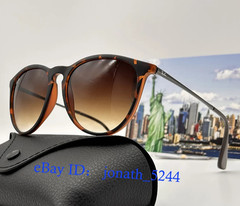 Ray-Ban Erika RB4171 Women’s Sunglasses Tortoise Brown Gradient Lenses 54mm UV