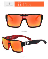 DUBERY Men Polarized Square Sunglasses Oversize Driving Fishing Sport Glasses