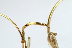 Hilton Classic Round 44mm Sunglasses Rolled Gold Frame