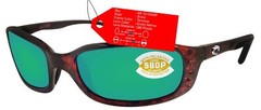 Costa Del Mar sunglasses Brine tortoise frame green 580 plastic polarized lens