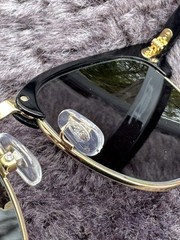 Ray-Ban Clubmaster Black/Gold / G-15 Green 55 mm Sunglasses RB3016 W0365 55-21