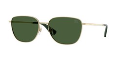 BURBERRY BE3171 110971 Light Gold Dark Green 57 mm Men’s Sunglasses