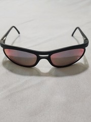 Revo 1006-001 Black Frame Polarized H2O Blue Mirror Lens Aviator Sunglasses RARE