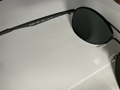 Ray-Ban RB3500 Aviator Sunglasses Gunmetal Green G-15 Lens 61mm w/ Case