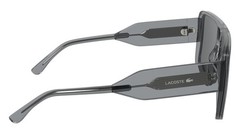 Lacoste Unisex Adult Sunglasses L6056S – Light Grey with Solid Grey Lens