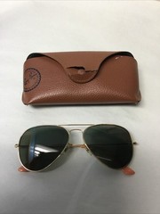 Ray-Ban Aviator RB3025 001/3f 58-14 2N Sunglasses *READ *