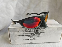 Oakley PLANTARIS Sunglasses OO9437-0136 Black Frame Polarized Red Lenses