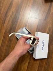 Off White Tucson White Dark Grey Sunglasses