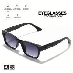 Retro Punk Square Sunglasses UV400 Unisex Outdoor Fashion Protective Frame