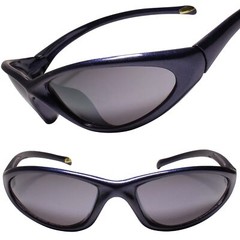 Lightweight Cycling Running Wrap Around Sport Blue Sunglasses