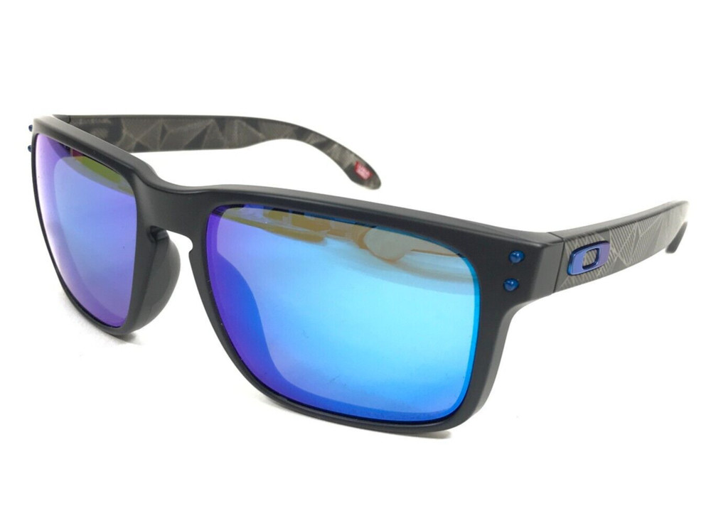 Oakley Sunglasses Holbrook OO9102-H055 Prizmatic Matte Black with Prizm Sapphire