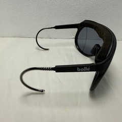 Bolle Sunglasses Unisex Black Chronoshield Vintage Shield Wrap Sport Glasses
