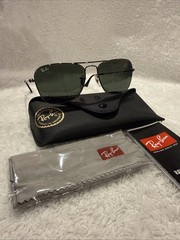 Ray-Ban Caravan Polished Gunmetal / G-15 Green 58 mm Sunglasses RB3136 004 58-15