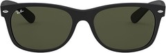 Ray-Ban RB2132 622 New Wayfarer 55mm Black Green NEW w/ Tags Authentic Full Set