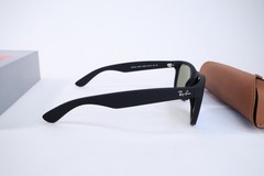 Ray-Ban Justin Color Mix Matte Rubber Black / Blue Mirror 54 mm Sunglasses