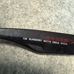 Burberry by Safilo Sunglasses 8477/S 2BDLE 57[]14-135mm + Case Red