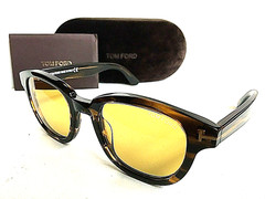 Authentic Tom Ford Garret 50E 49mm Men’s Havana Sunglasses Luxury Italy