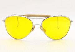 Vintage Unknown Optical Similar to American Optical Yellow Aviators