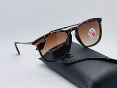 Ray-Ban RB4187 CHRIS 54mm Polarized Sunglasses – Brown Gradient Lens