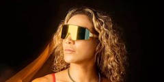 🔥 Blenders Eclipse Eyewear Gold, Polarized Ski Sun glasses, Wrap Around NEW