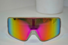 Blenders Platinum Sky Multicolor/Mirror Rainbow Polarized Sunglasses Wrap Shield