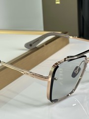 DITA Mach Six DTS121 Luxury Sunglasses Rose Gold Black Square Aviator 62-12-140