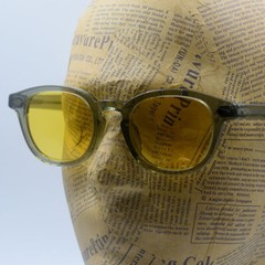 New Classic Sage acetate glasses men night yellow sunglasses Johnny Depp glasses