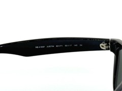 NEW RAY-BAN RB 4165F 622/T3 JUSTIN BLACK GRADIENT AUTHENTIC SUNGLASSES 55-17