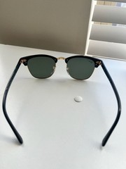 Ray-Ban Clubmaster Polarized Sunglasses in Black and Gold
