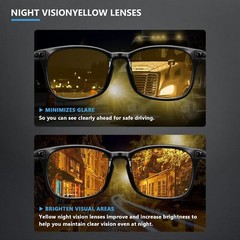 Tac Night Vision Glasses Polarized Sunglasses Men Women’s Driving Sports Goggles