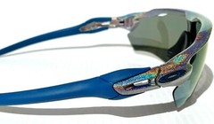 NEW Oakley RADAR EV Path HOLOGRAPHIC Polarized Galaxy Blue Mirror Sunglass 9208