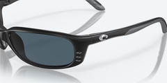 Costa Del Mar Sunglasses Brine Matte Black / Grey POLARIZED 580P Plastic Lens