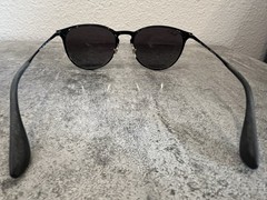 RAY-BAN ERIKA METAL BLACK RB3539 POLARIZED SUNGLASSES-002/T3-(54/19/145)