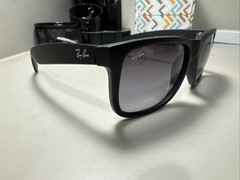 Ray Ban JUSTIN black/grey gradient RB4165 622/t3 54mm Polarized sunglasses #59
