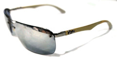 Ray Ban RB8310 004/82 Gunmetal Carbon Fiber Sunglasses 63-17