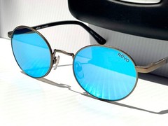 NEW REVO RILEY Matte Gunmetal POLARIZED Blue Water Lens Sunglass RE 1143 00 BL