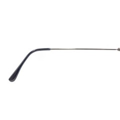 Dark Gunmetal Rectangle Sunglasses Gray Lens 140 Designer Fashion Men Women