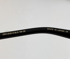 DITA Mach-One Sunglasses Matte Black 18K Gold Gray Gradient 59mm DRX-2030 NEW