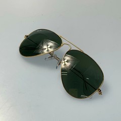 Used RAY BAN Ray Ban AVIATOR LARGE METAL Sunglasses RB3025 Size 58 14 Gold Himej