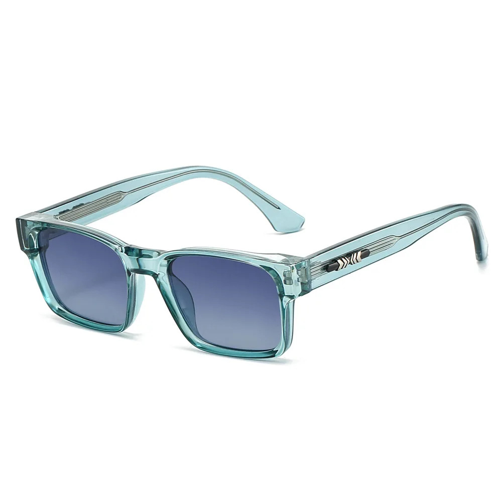 Quality Square Polarized Sunglasses Men Metal Core UV400 Unisex Sun Glasses