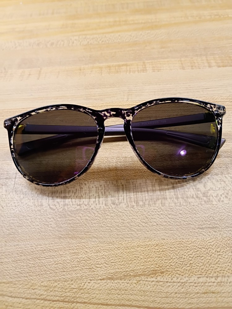 Men’s Square Tortoise Shell Full Rim Sunglasses Polarized Tinted Brown Lens