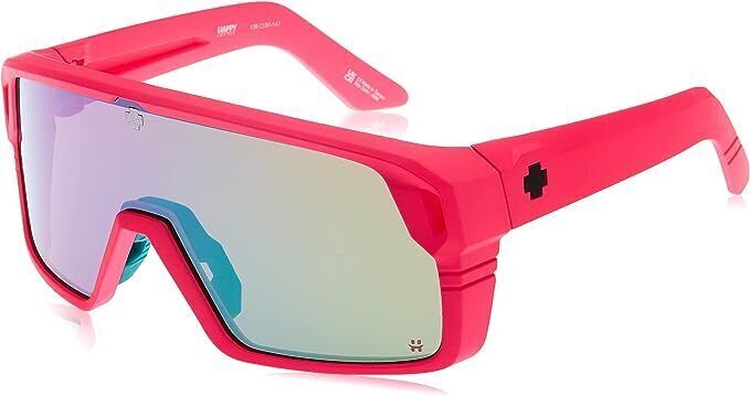 SPY OPTIC ADULT UNISEX MONOLITH CYLINDRICAL SHIELD SUNGLASSES ENHANCING LENSES