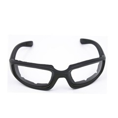 3 Pair Chopper Riding Motorcycle Glasses Clear Lens Glasses Padded UV400 Goggle