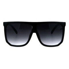 Oversized Style Sunglasses Flat Top Square Unisex Modern Fashion UV 400